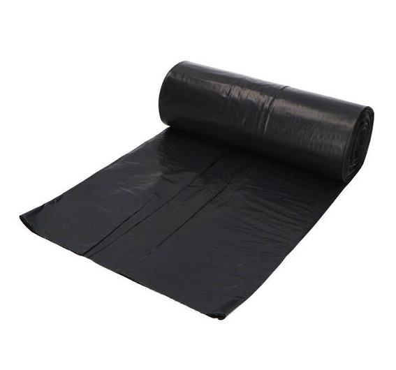 Afvalzak 90 x 125 cm T60 zwart - 10 x 10 stuks