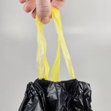 Afvalzak 60 x 80+5 cm T50 grijs met trekband - 15 x 20 stuks