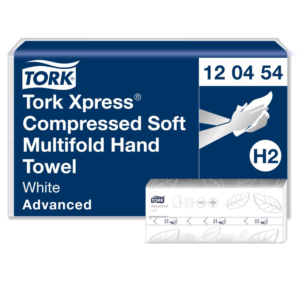 Tork gecomprimeerd Multifold handdoekpapier 21.2 x 32 cm H2 - 2400 stuks