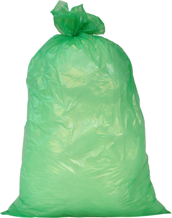 Afvalzak 58 x 100 cm T23 groen - 20 x 25 stuks (op=op - zie 2002137)