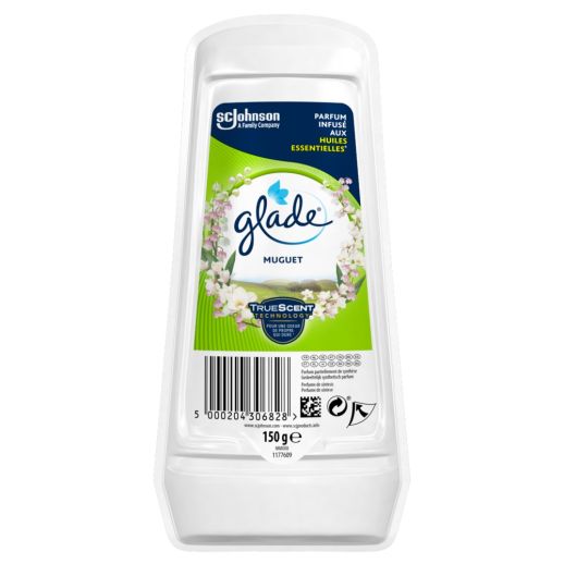 Glade Gel luchtverfrisser Muguet - 8 x 150 gram