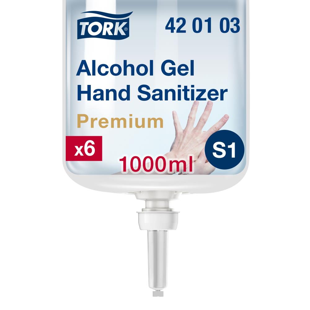 Tork Alcohol handdesinfectiegel - 6 x 1000 ml