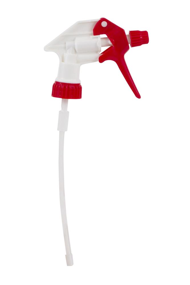 Spraykop rood - sanitair met aanzuigbuis
