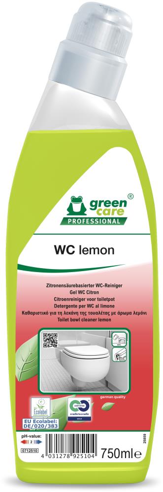 Green Care WC lemon - flacon 750 ml