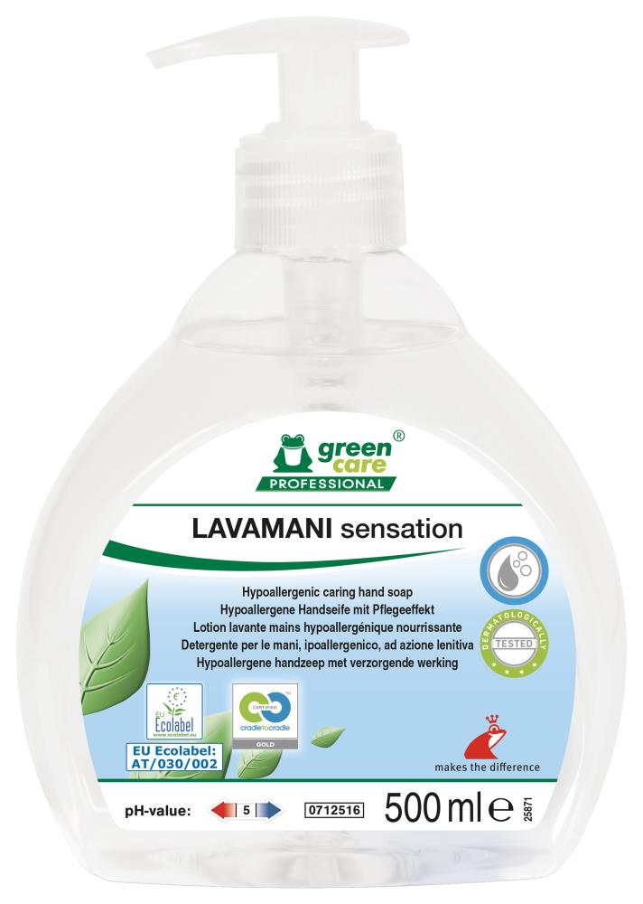 Green Care Lavamani sensation - pompfles 10 x 500 ml