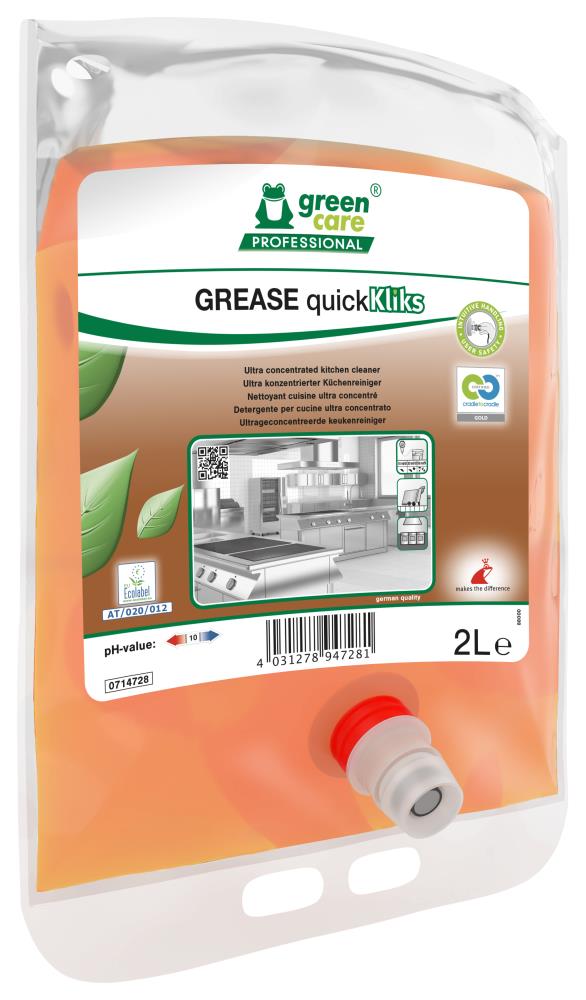 Green Care Grease quickkliks pouch - 2 x 2 liter