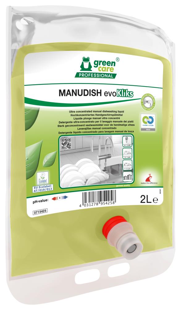 Green Care Manudish evokliks - pouch 2 x 2 liter