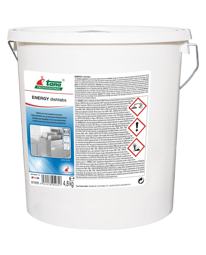 Tana Energy dishtabs - emmer 4,8 kg