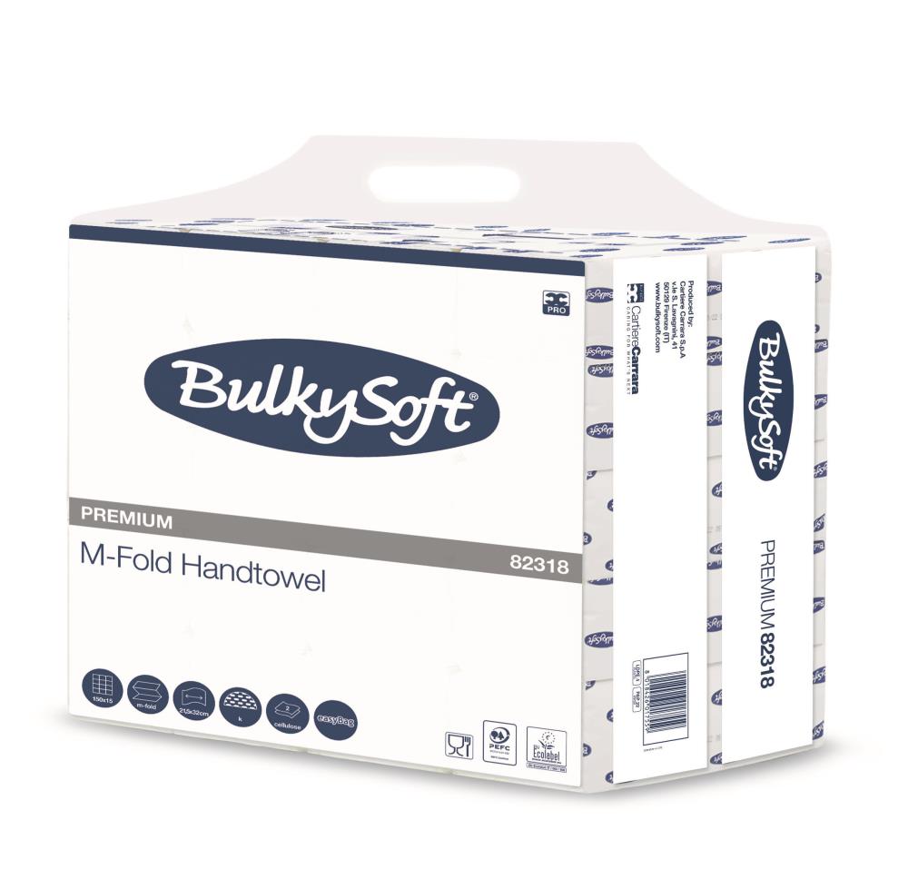 BulkySoft handdoekpapier M-vouw 2-laags Premium (2250)