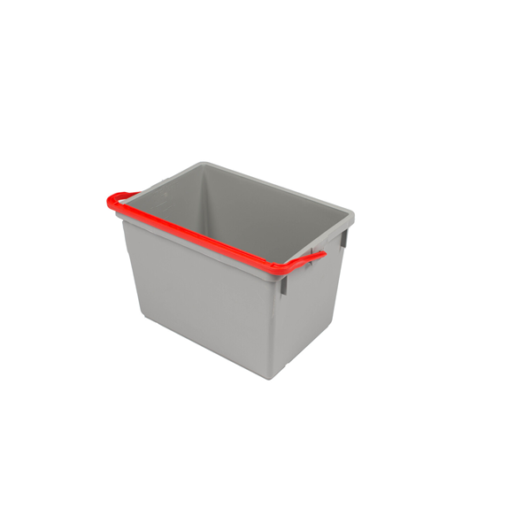 Numatic grijze emmer 10 liter - rode hendel
