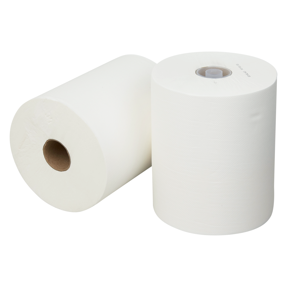 Doseer handdoekrol Mini Matic 2-lgs cellulose - 6 rollen