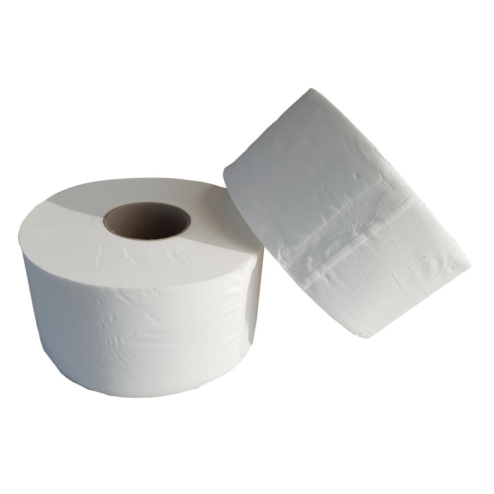 Doseer toiletpapier mini jumbo 2-laags cellulose - 12 rollen