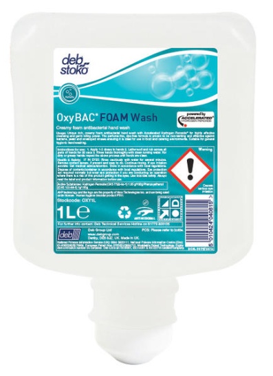 Deb-Stoko Oxybac foam wash - flacon 1 liter