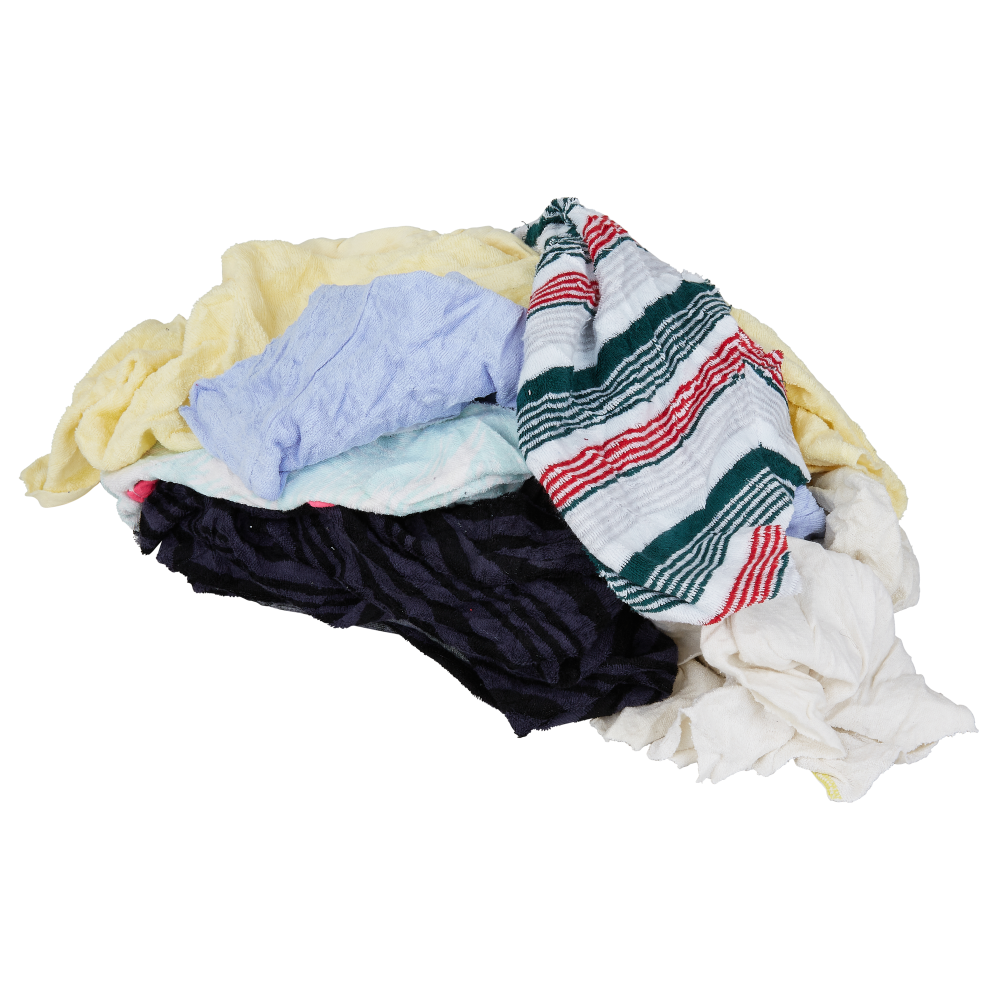 Poetslappen HLA - gewassen badstof - doos 8 kg