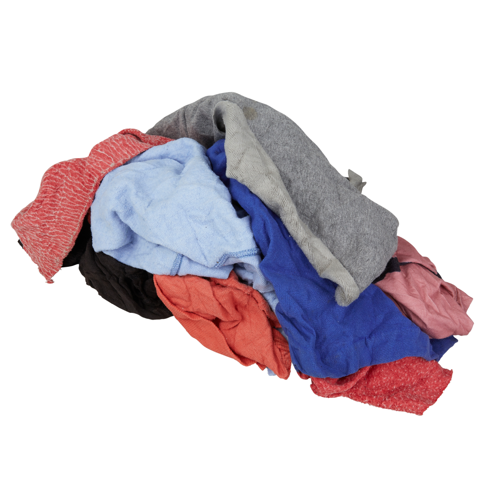 Poetslappen BTRO - bonte tricot - doos 10 kg