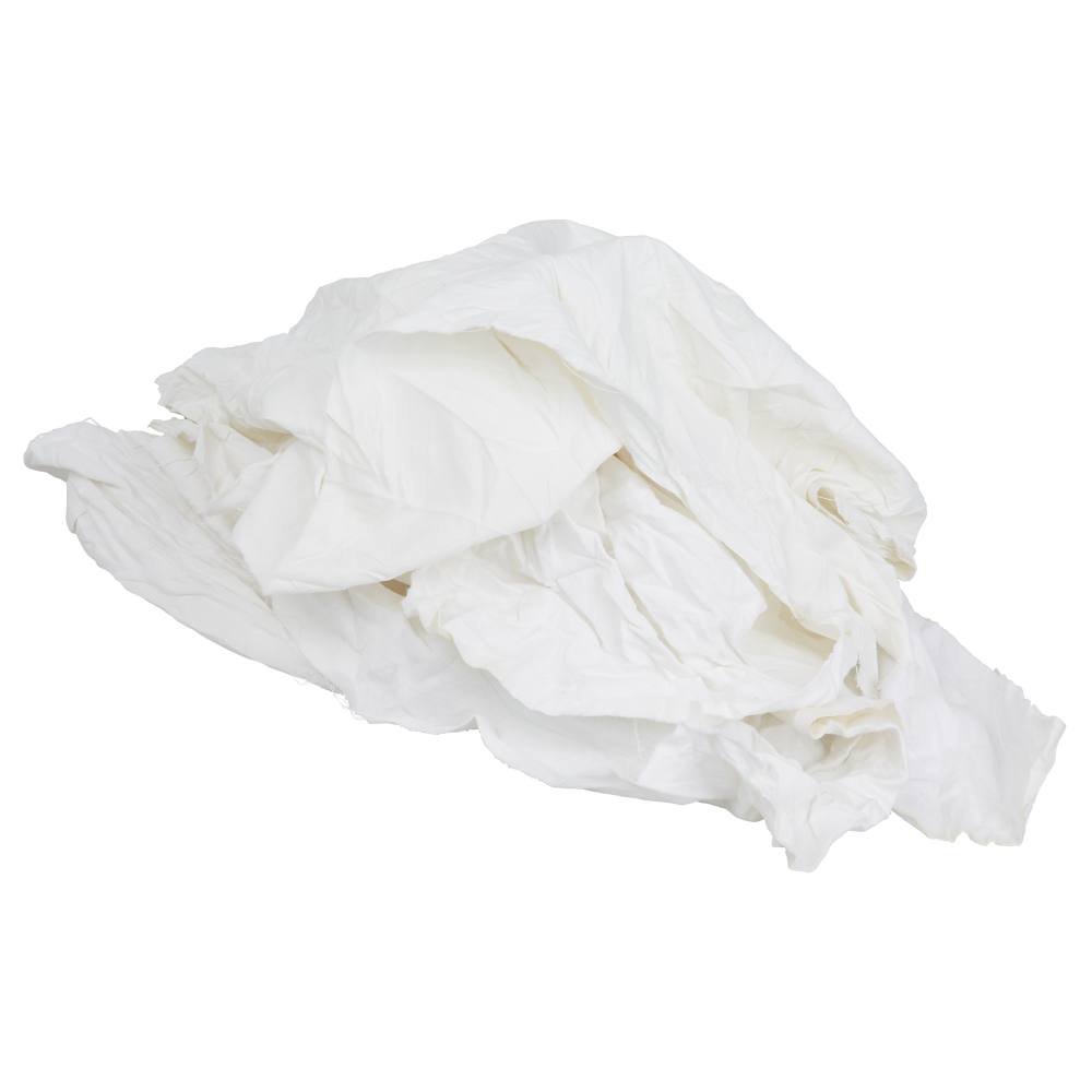 Poetslappen WLV - witte lakens - doos 5 kg