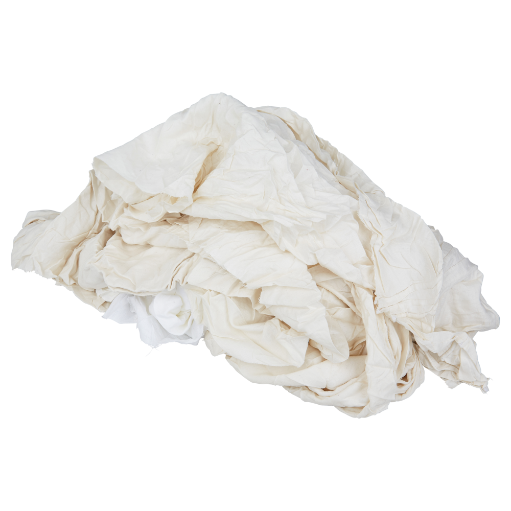 Poetslappen WLV - witte lakens - doos 10 kg