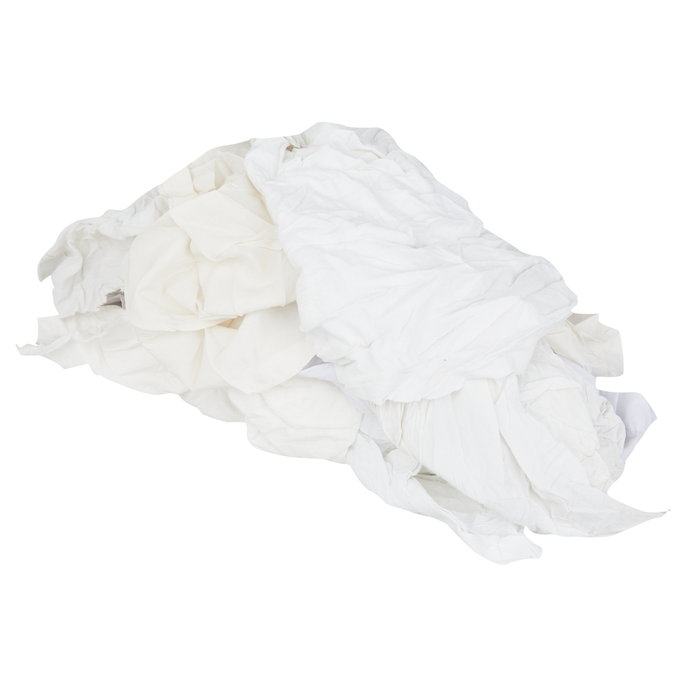 Poetslappen WL1 - witte lappen 1e kwaliteit - doos 10 kg