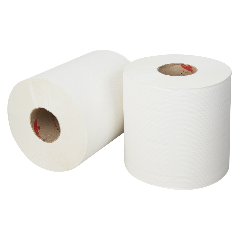 Poetspapier midi 1-lgs cellulose 300 mtr x 20 cm - 6 rollen