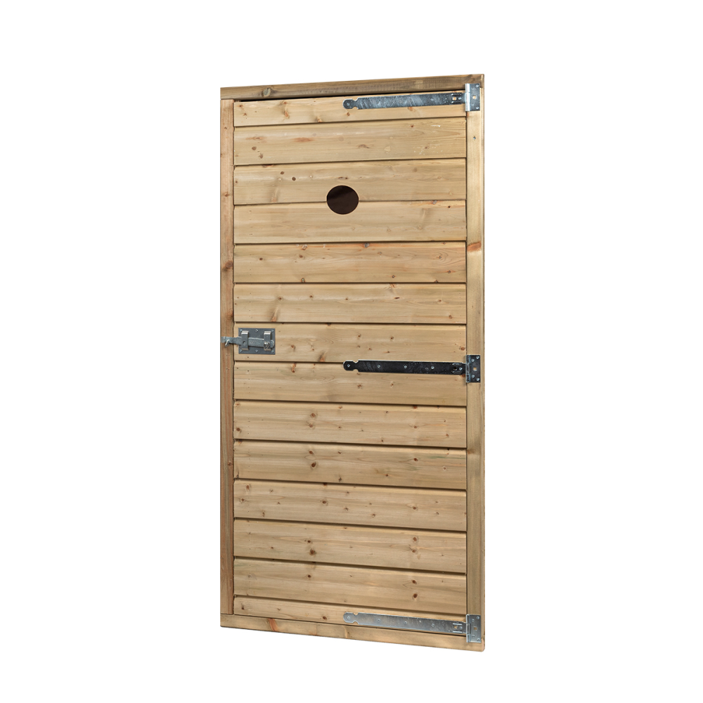 Glorenza - Hout - Lospaneel Dicht Deur 85x179cm + Invlieggat