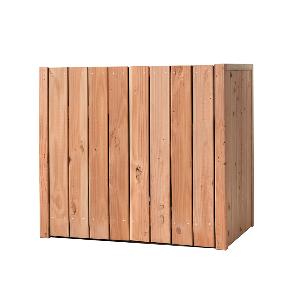 Volente - Kliko ombouw - achterwand dubbel douglas (Demi/Yente)