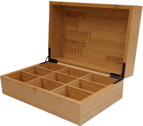 Bradley's Bamboo dispenser tray