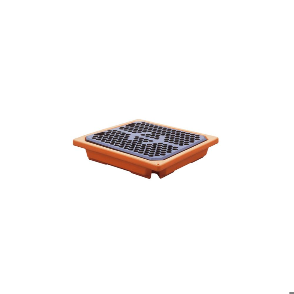 Spillsafe Werkvloer Lekpallet voor 1 drum (785x785x150 mm)