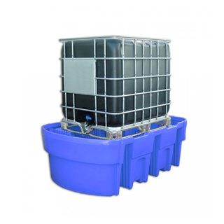 Kingspan Spillsafe lekbak kunststof tbv IBC's blauw