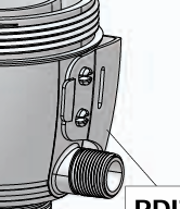 Dosatron Bevestiging voor Atec Trolley