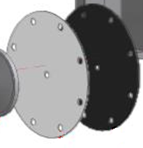 Belki Diaphragm Set Teflon/Nitril Pump 07 60S-301*