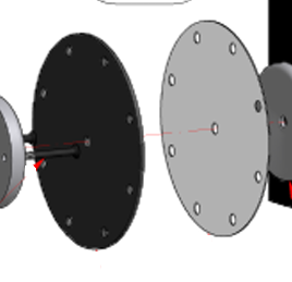 Belki Diaphragm Set Teflon/Viton