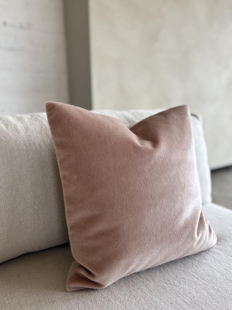 Mohair sierkussenhoes Sara blush