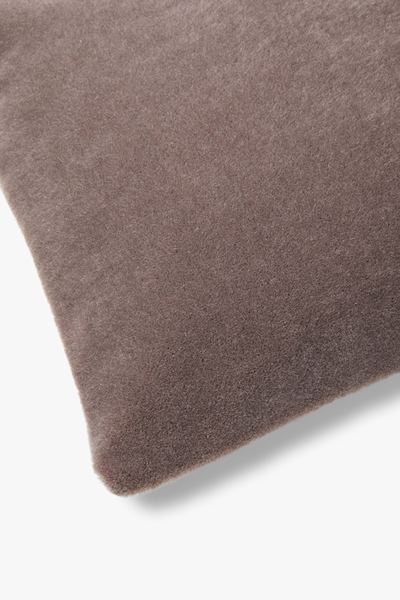 Mohair sierkussenhoes Amy aubergine XL