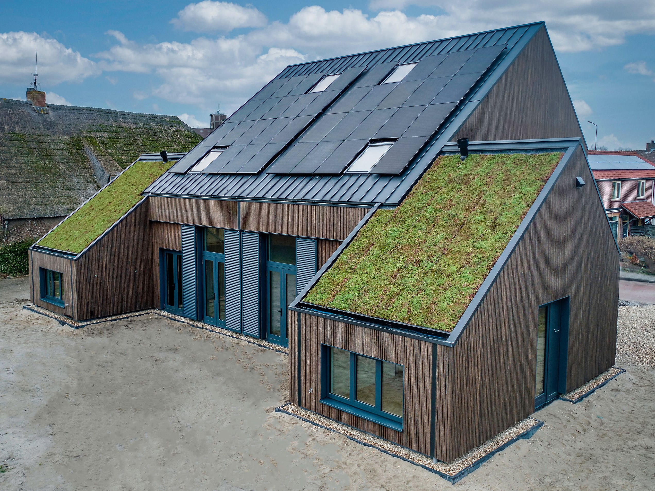 Hellend groendak damp dicht 20-45° 