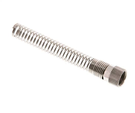 CK union nut 10x8mm(M 14x1), Nickel-plated brass bend protection