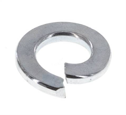 Spring washer DIN 127 A (bent up), for M 6, Zinc plated steel