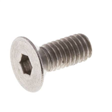Flat-head screw ISO10642(DIN7991), M 4x10, Stainless steel