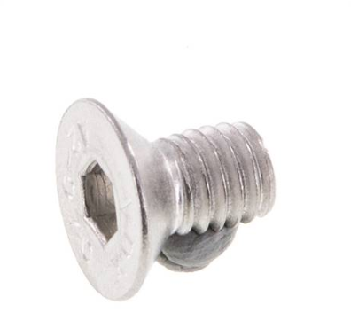 Flat-head screw ISO10642(DIN7991), M 6x10, Stainless steel