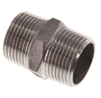 Double nipple R 1"-R 1", 1.4408