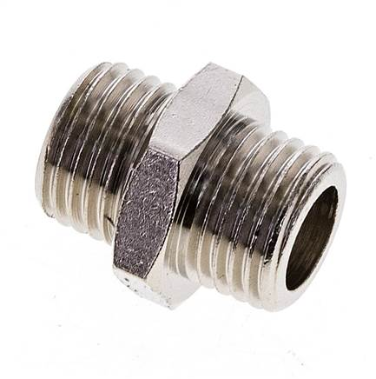 Double nipple G 1/4"-G 1/4"