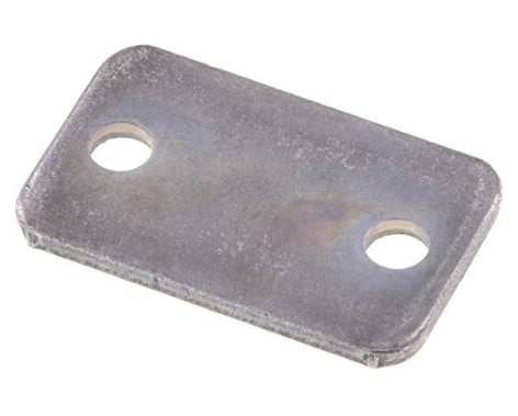 Cover plate, Zinc plated steel, Size 3, light model series