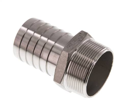 Threaded nozzle R 2"-50 (2")mm, 1.4408