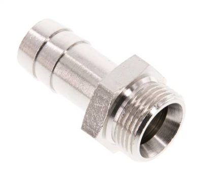 Threaded nozzle G 3/4"-19 (3/4")mm, Nickel-plated brass