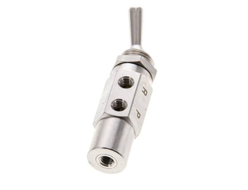 Tilt lever valve 3/2-way, M 5
