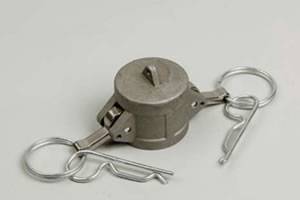 Kamlock end cap (DC) 1", Aluminium
