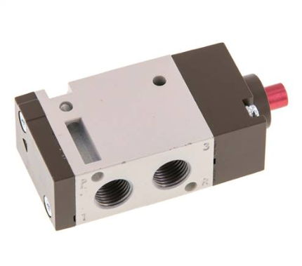3/2-way pneumatic valve, G 1/8", closed (NC)