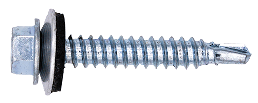 Zelfb. schroef, Verzinkt, BP1, 6,3 x 40 mm, ring 16 (250 st/doos)
