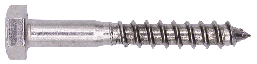 Houtdraadbout DIN RVS A2 304