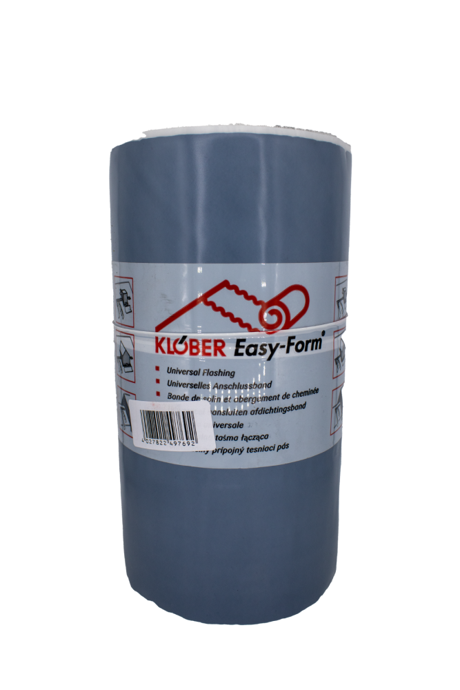 Zelfklevend dakleer antraciet 25 cm breed, 5 m¹/rol ( prijs p/m) 25m per doos