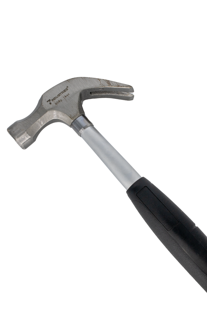 Klauwhamer metaal 450 gram met rubber greep